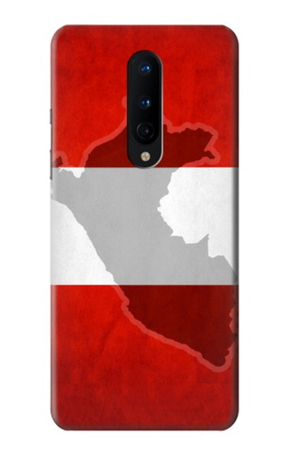 W3018 Peru Flag Hard Case and Leather Flip Case For OnePlus 8