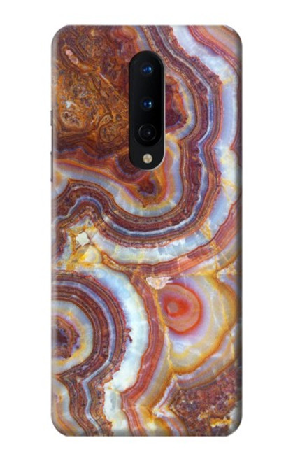 W3034 Colored Marble Texture Printed Hard Case and Leather Flip Case For OnePlus 8