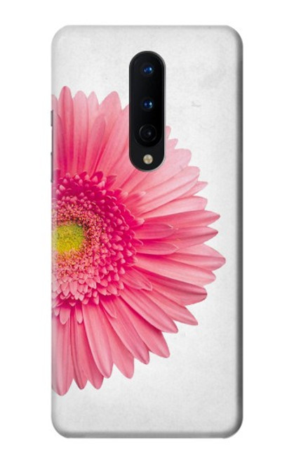 W3044 Vintage Pink Gerbera Daisy Hard Case and Leather Flip Case For OnePlus 8