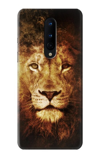 W3182 Lion Hard Case and Leather Flip Case For OnePlus 8