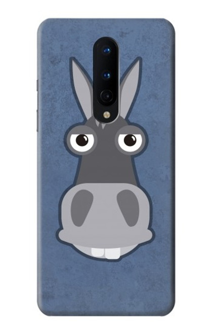 W3271 Donkey Cartoon Hard Case and Leather Flip Case For OnePlus 8