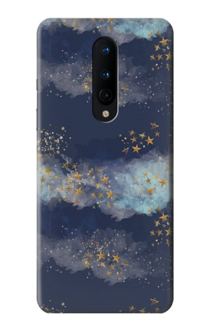 W3364 Gold Star Sky Hard Case and Leather Flip Case For OnePlus 8