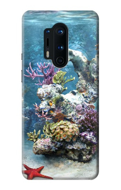 W0227 Aquarium 2 Hard Case and Leather Flip Case For OnePlus 8 Pro