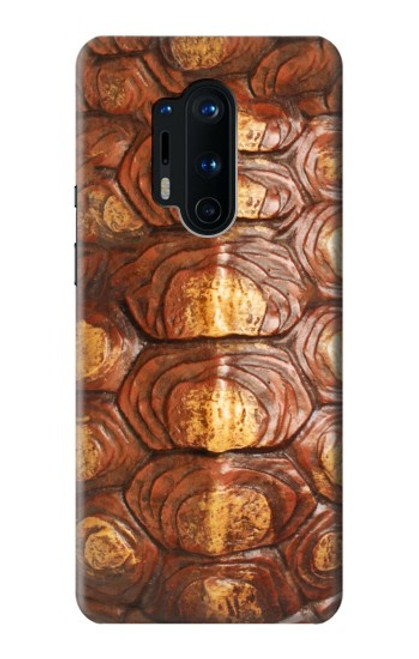 W0579 Turtle Carapace Hard Case and Leather Flip Case For OnePlus 8 Pro