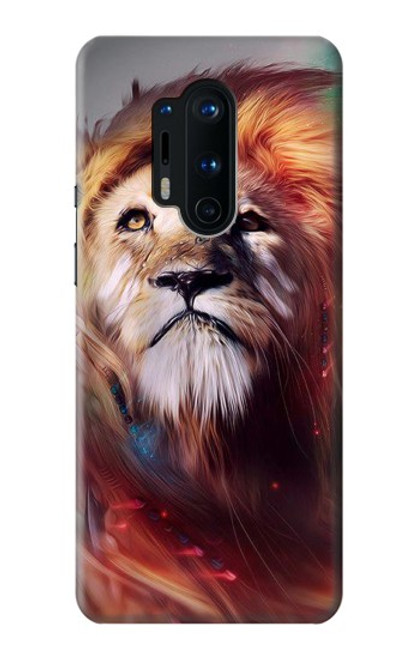 W0691 Leo Paint Hard Case and Leather Flip Case For OnePlus 8 Pro