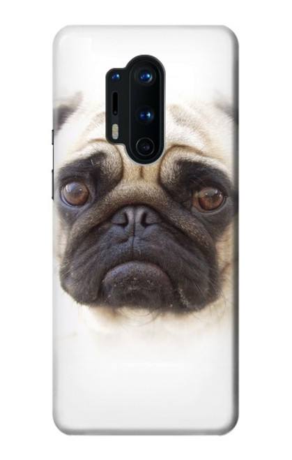 W1852 Pug Dog Hard Case and Leather Flip Case For OnePlus 8 Pro