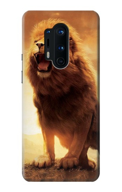 W1957 Lion Aslan Hard Case and Leather Flip Case For OnePlus 8 Pro