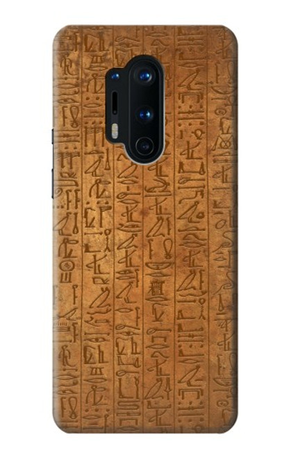 W2805 Egyptian Hierogylphics Papyrus of Ani Hard Case and Leather Flip Case For OnePlus 8 Pro