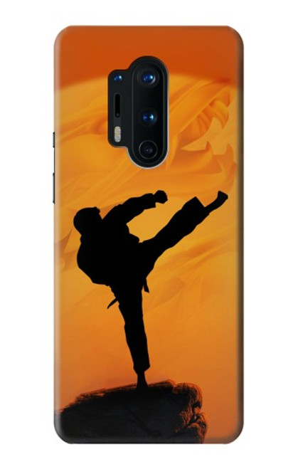 W3024 Kung Fu Karate Fighter Hard Case and Leather Flip Case For OnePlus 8 Pro