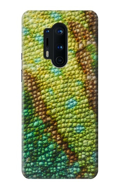W3057 Lizard Skin Graphic Printed Hard Case and Leather Flip Case For OnePlus 8 Pro