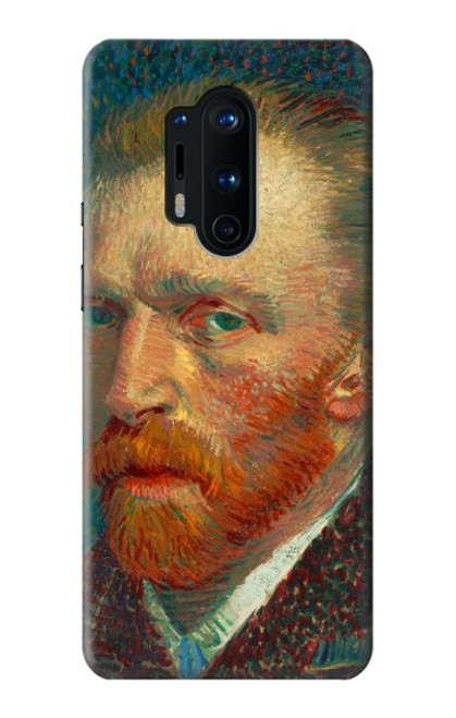 W3335 Vincent Van Gogh Self Portrait Hard Case and Leather Flip Case For OnePlus 8 Pro