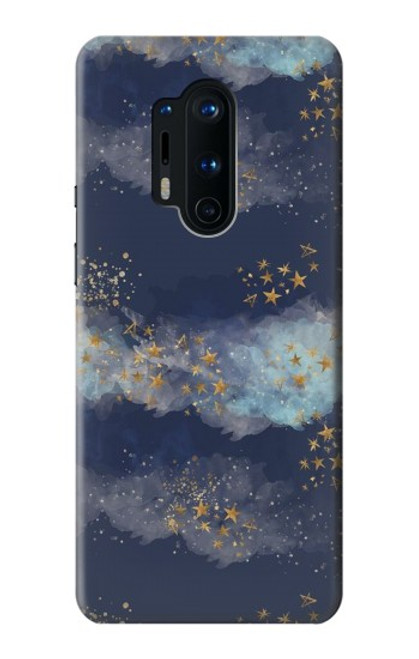 W3364 Gold Star Sky Hard Case and Leather Flip Case For OnePlus 8 Pro