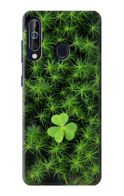 W0358 Clover Lucky Leaf Hard Case and Leather Flip Case For Samsung Galaxy A60