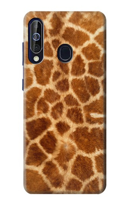 W0422 Giraffe Skin Hard Case and Leather Flip Case For Samsung Galaxy A60