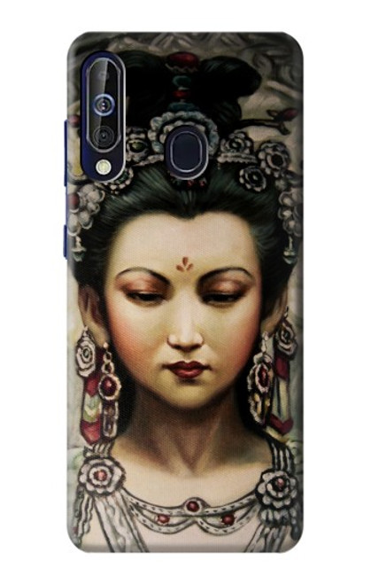 W0681 Guan Yin Hard Case and Leather Flip Case For Samsung Galaxy A60