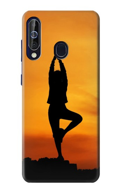 W0832 Yoga Hard Case and Leather Flip Case For Samsung Galaxy A60