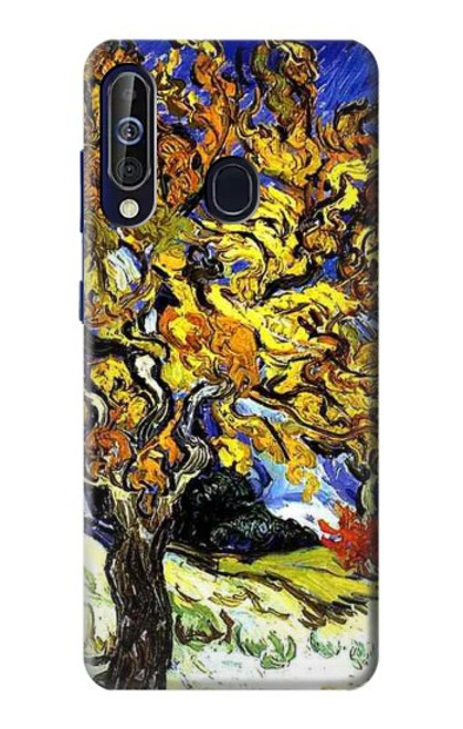 W0902 Mulberry Tree Van Gogh Hard Case and Leather Flip Case For Samsung Galaxy A60