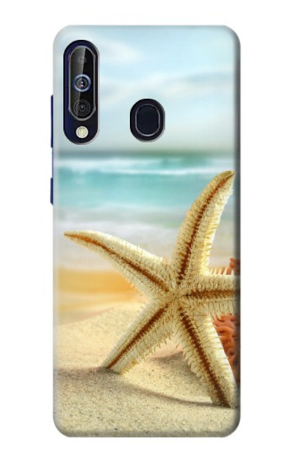 W1117 Starfish on the Beach Hard Case and Leather Flip Case For Samsung Galaxy A60