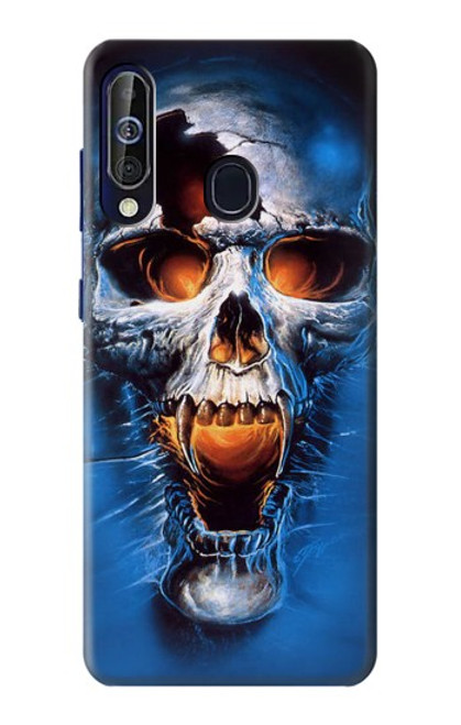 W1462 Vampire Skull Hard Case and Leather Flip Case For Samsung Galaxy A60