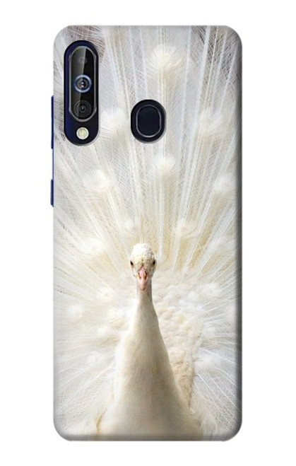 W1980 White Peacock Hard Case and Leather Flip Case For Samsung Galaxy A60