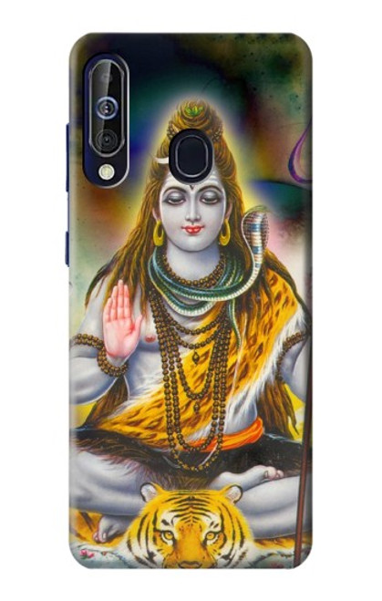 W2287 Lord Shiva Hindu God Hard Case and Leather Flip Case For Samsung Galaxy A60