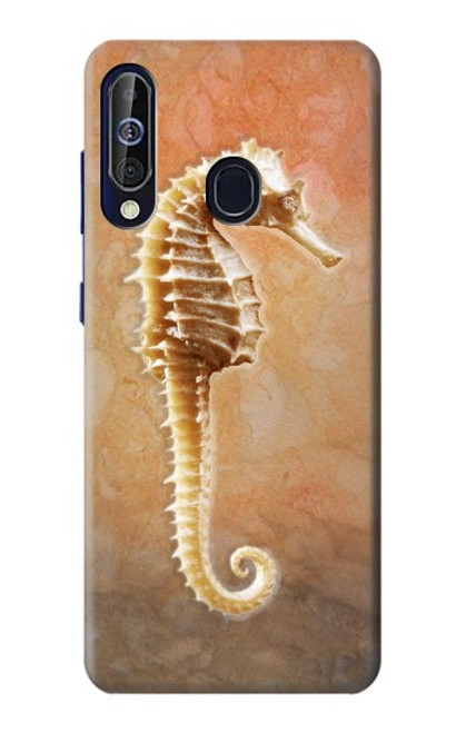 W2674 Seahorse Skeleton Fossil Hard Case and Leather Flip Case For Samsung Galaxy A60