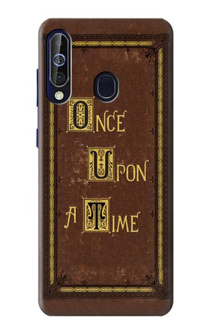 W2824 Once Upon a Time Book Cover Hard Case and Leather Flip Case For Samsung Galaxy A60