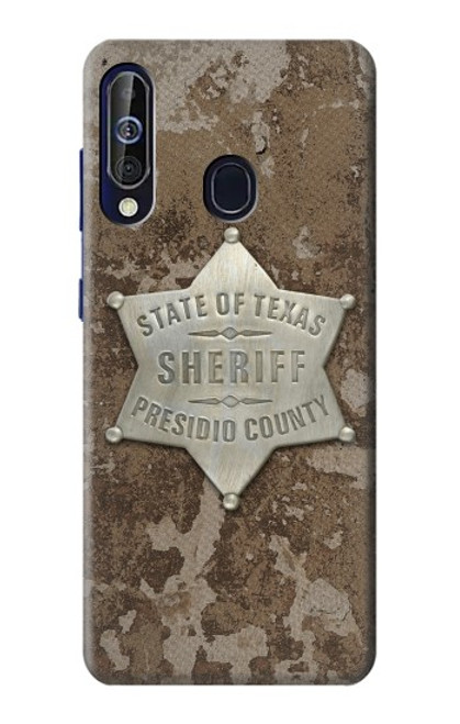 W2868 Texas Presidio County Sheriff Badge Hard Case and Leather Flip Case For Samsung Galaxy A60