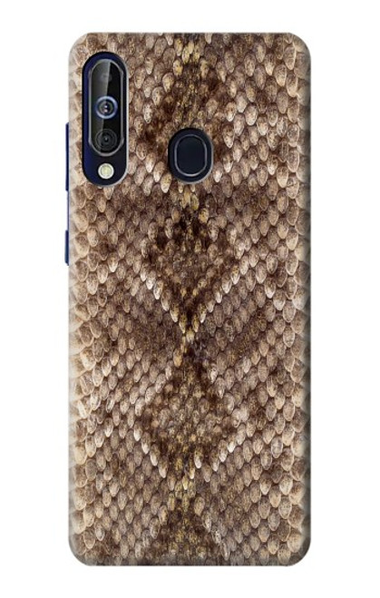 W2875 Rattle Snake Skin Graphic Printed Hard Case and Leather Flip Case For Samsung Galaxy A60