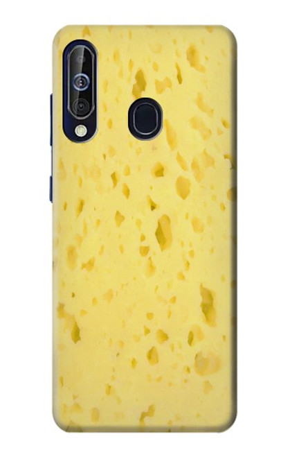 W2913 Cheese Texture Hard Case and Leather Flip Case For Samsung Galaxy A60