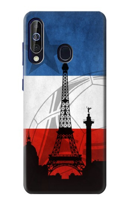 W2980 France Football Soccer Hard Case and Leather Flip Case For Samsung Galaxy A60