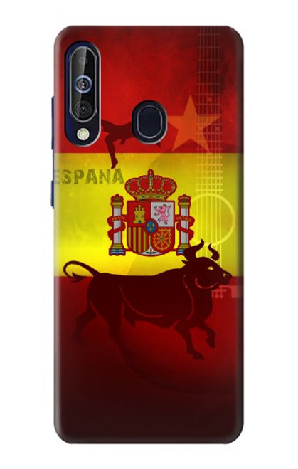 W2984 Spain Football Soccer Hard Case and Leather Flip Case For Samsung Galaxy A60