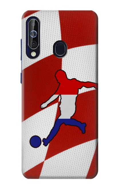 W2993 Croatia Football Soccer Hard Case and Leather Flip Case For Samsung Galaxy A60