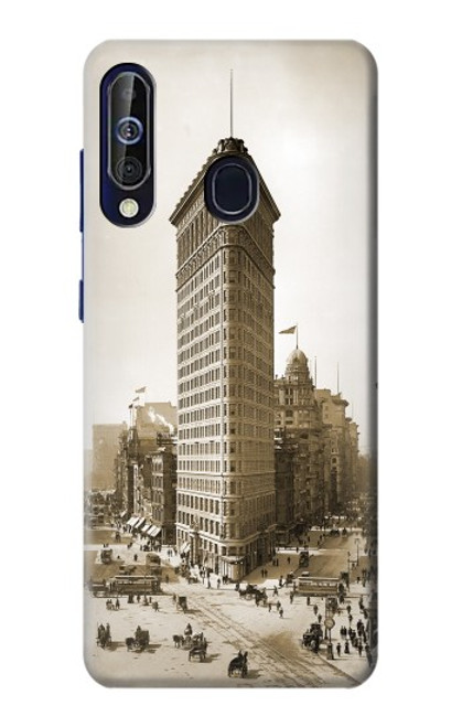 W3046 Old New York Flatiron Building Hard Case and Leather Flip Case For Samsung Galaxy A60