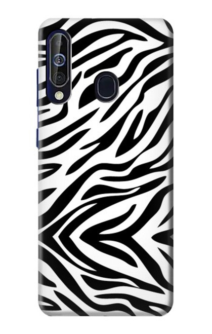 W3056 Zebra Skin Texture Graphic Printed Hard Case and Leather Flip Case For Samsung Galaxy A60