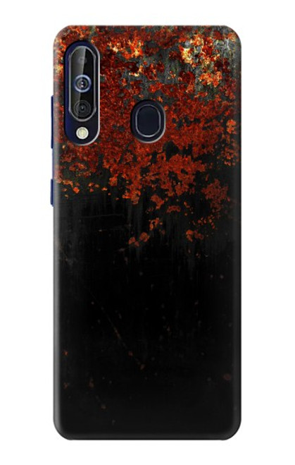 W3071 Rusted Metal Texture Graphic Hard Case and Leather Flip Case For Samsung Galaxy A60