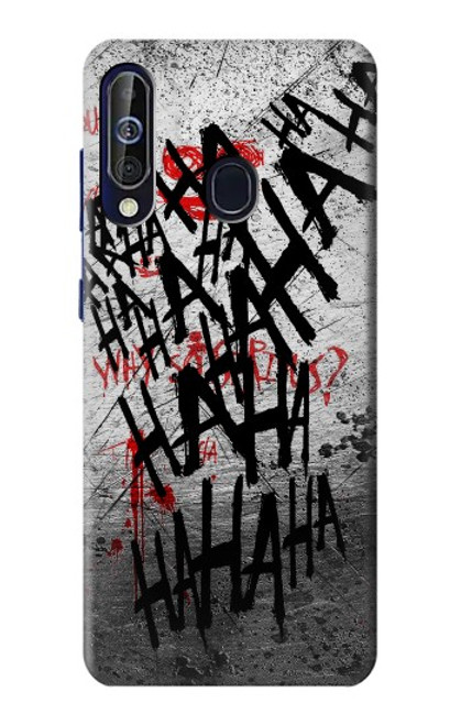 W3073 Joker Hahaha Blood Splash Hard Case and Leather Flip Case For Samsung Galaxy A60