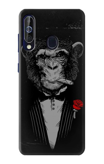 W3167 Funny Monkey God Father Hard Case and Leather Flip Case For Samsung Galaxy A60