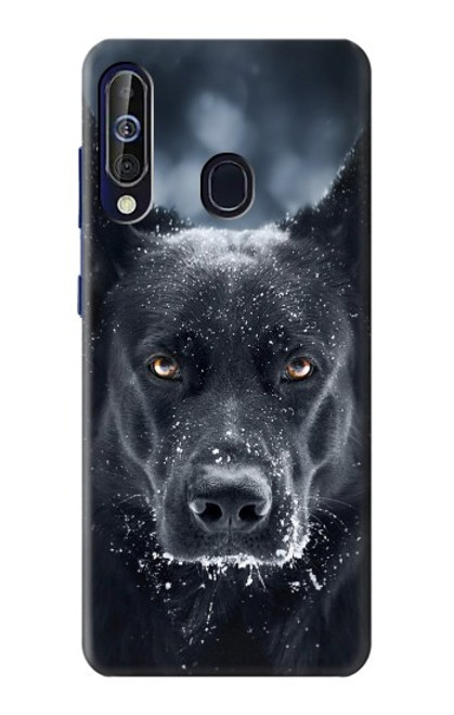 W3168 German Shepherd Black Dog Hard Case and Leather Flip Case For Samsung Galaxy A60