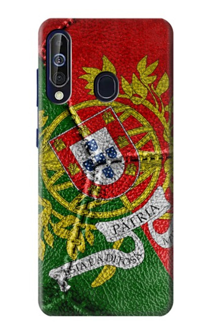 W3300 Portugal Flag Vintage Football Graphic Hard Case and Leather Flip Case For Samsung Galaxy A60