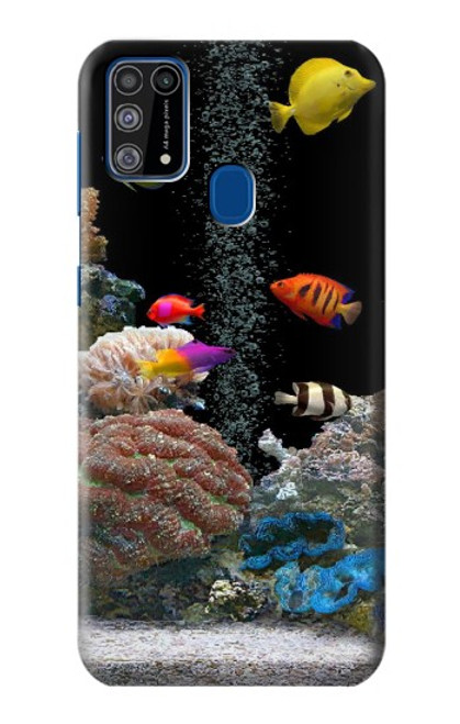 W0226 Aquarium Hard Case and Leather Flip Case For Samsung Galaxy M31