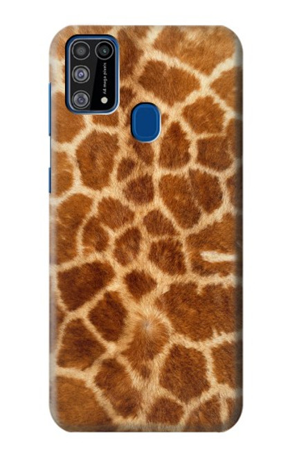 W0422 Giraffe Skin Hard Case and Leather Flip Case For Samsung Galaxy M31