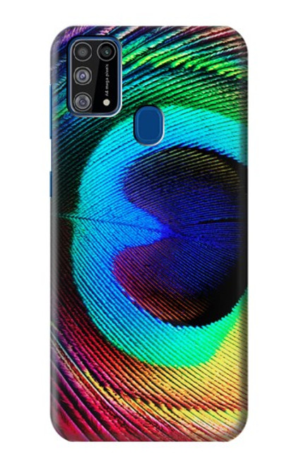 W0511 Peacock Hard Case and Leather Flip Case For Samsung Galaxy M31