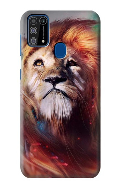 W0691 Leo Paint Hard Case and Leather Flip Case For Samsung Galaxy M31