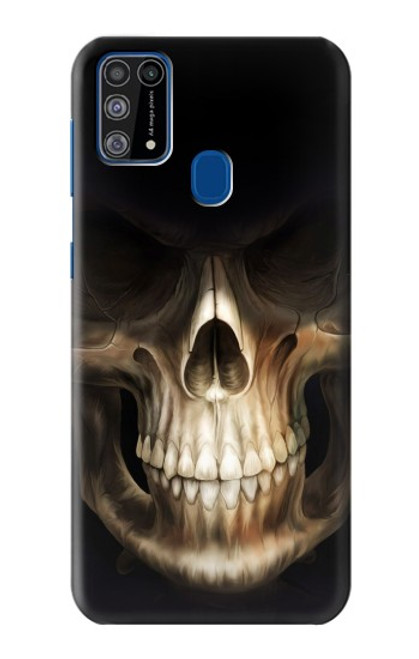 W1107 Skull Face Grim Reaper Hard Case and Leather Flip Case For Samsung Galaxy M31