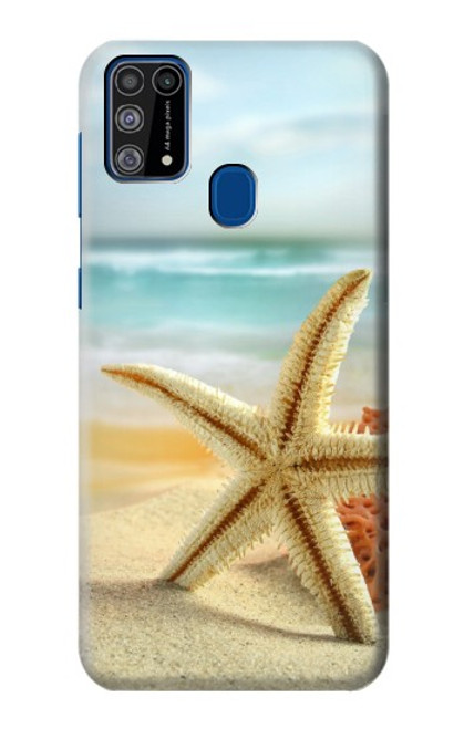 W1117 Starfish on the Beach Hard Case and Leather Flip Case For Samsung Galaxy M31