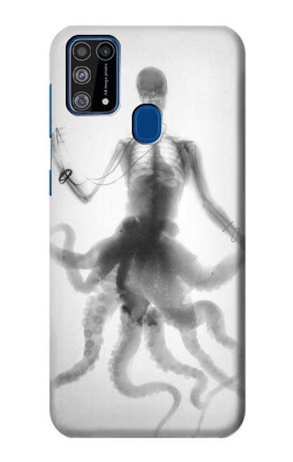 W1432 Skull Octopus X-ray Hard Case and Leather Flip Case For Samsung Galaxy M31