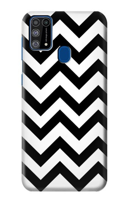 W1613 Chevron Zigzag Hard Case and Leather Flip Case For Samsung Galaxy M31