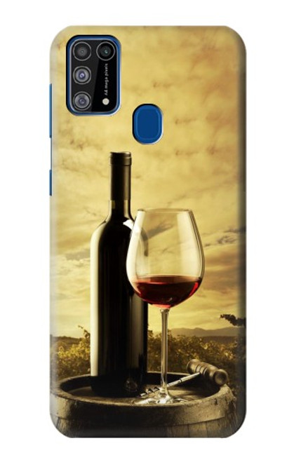 W2042 A Grape Vineyard Grapes Bottle Red Wine Hard Case and Leather Flip Case For Samsung Galaxy M31