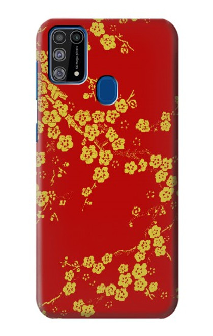 W2050 Cherry Blossoms Chinese Graphic Printed Hard Case and Leather Flip Case For Samsung Galaxy M31